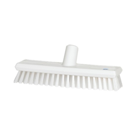 Floor Scrubs : White Medium Floor Scrub 275mm (optional water fed)